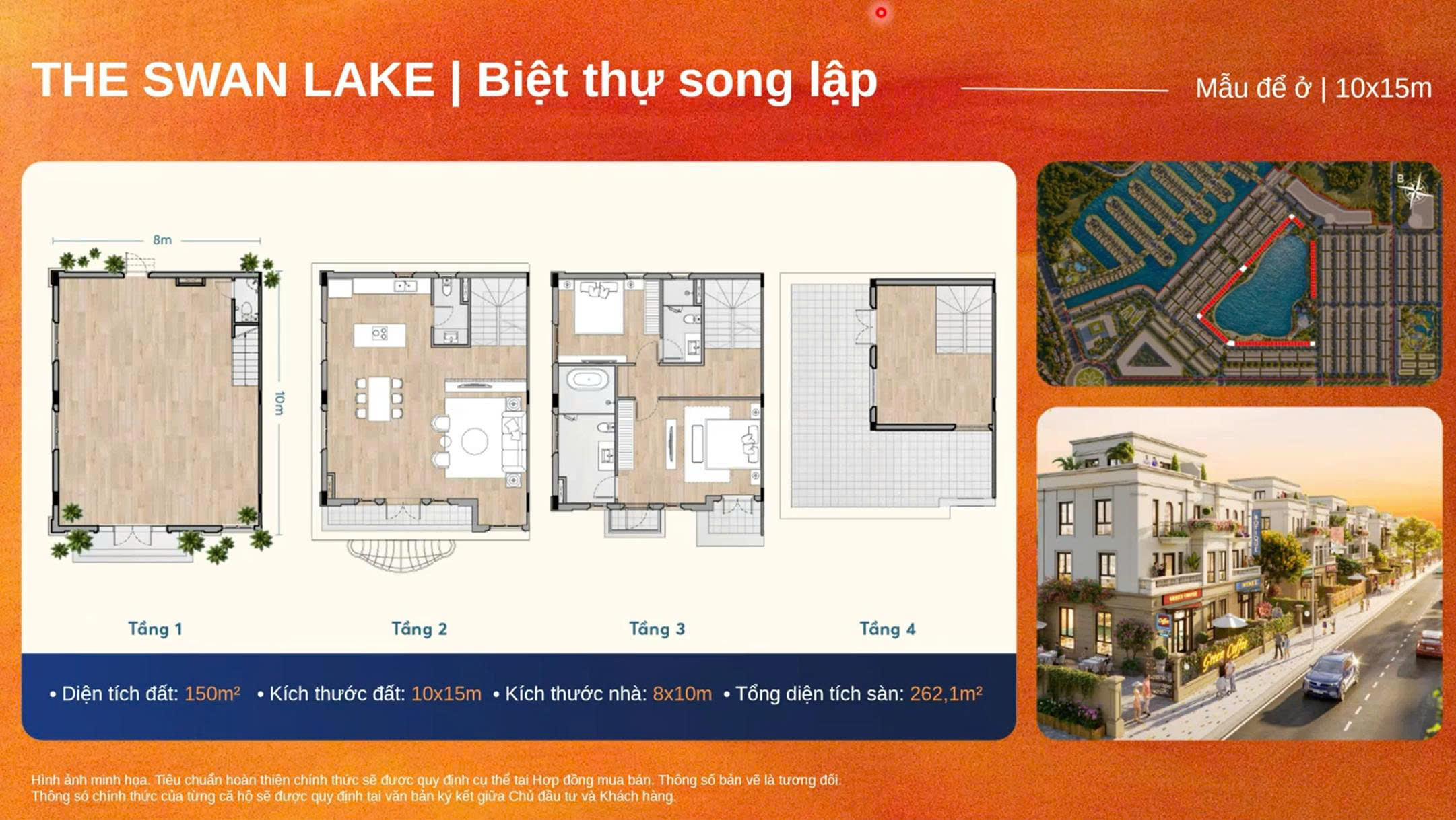 BIỆT THỰ PHÂN KHU SWAN LAKE